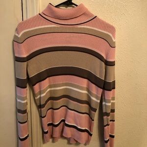 Long Sleeve Turtle Neck Blouse- Size Small